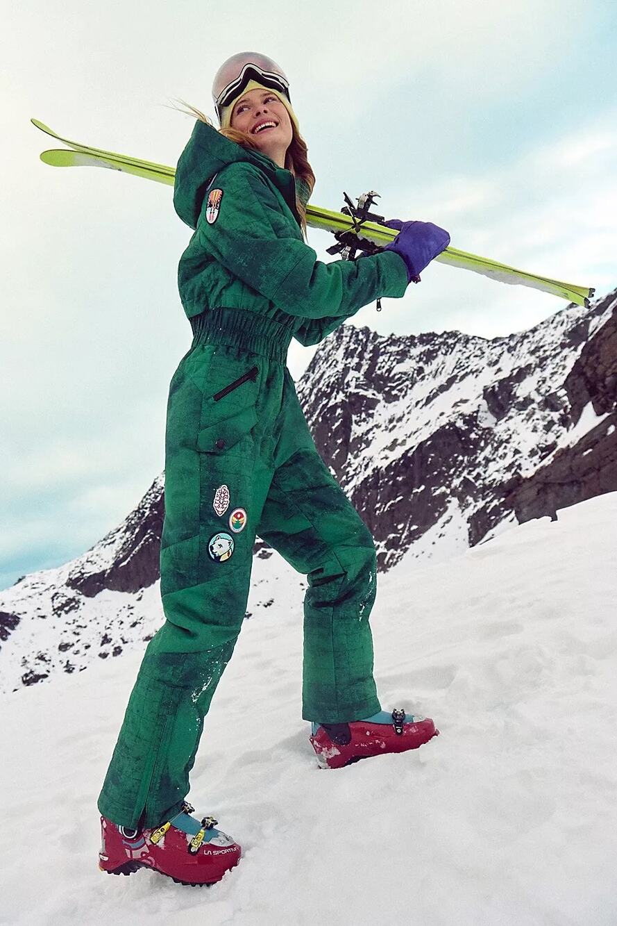 Free People All Prepped Patch Ski Suit, NWT, Size S